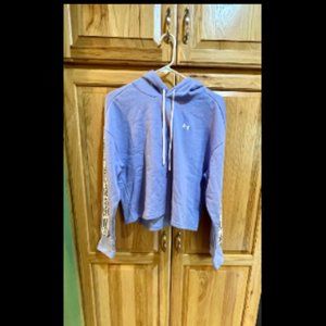 Women's Under Armour Rival Cropped Fleece Hoodie NWT Size M